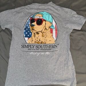Simply Southern Gray Dog T-Shirt